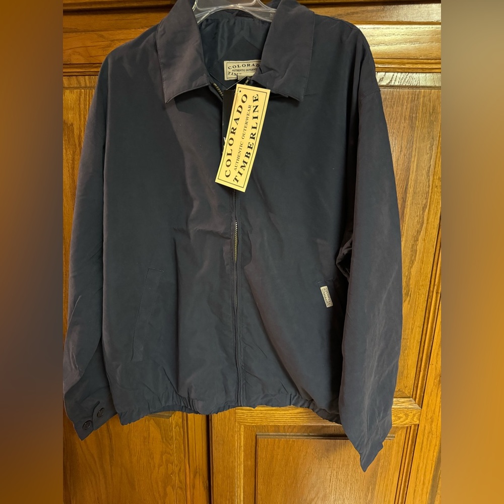 Colorado Timberline dress Jacket L water resistant zipper &snap pockets nwt soft